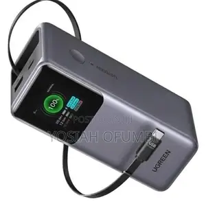 UGREEN 20000mAh 165W Laptop Power Bank With Retractable Cable – PB726