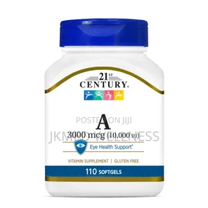 21st Century Vitamin a 3000mcg(10,000 IU) 110’s Capsules