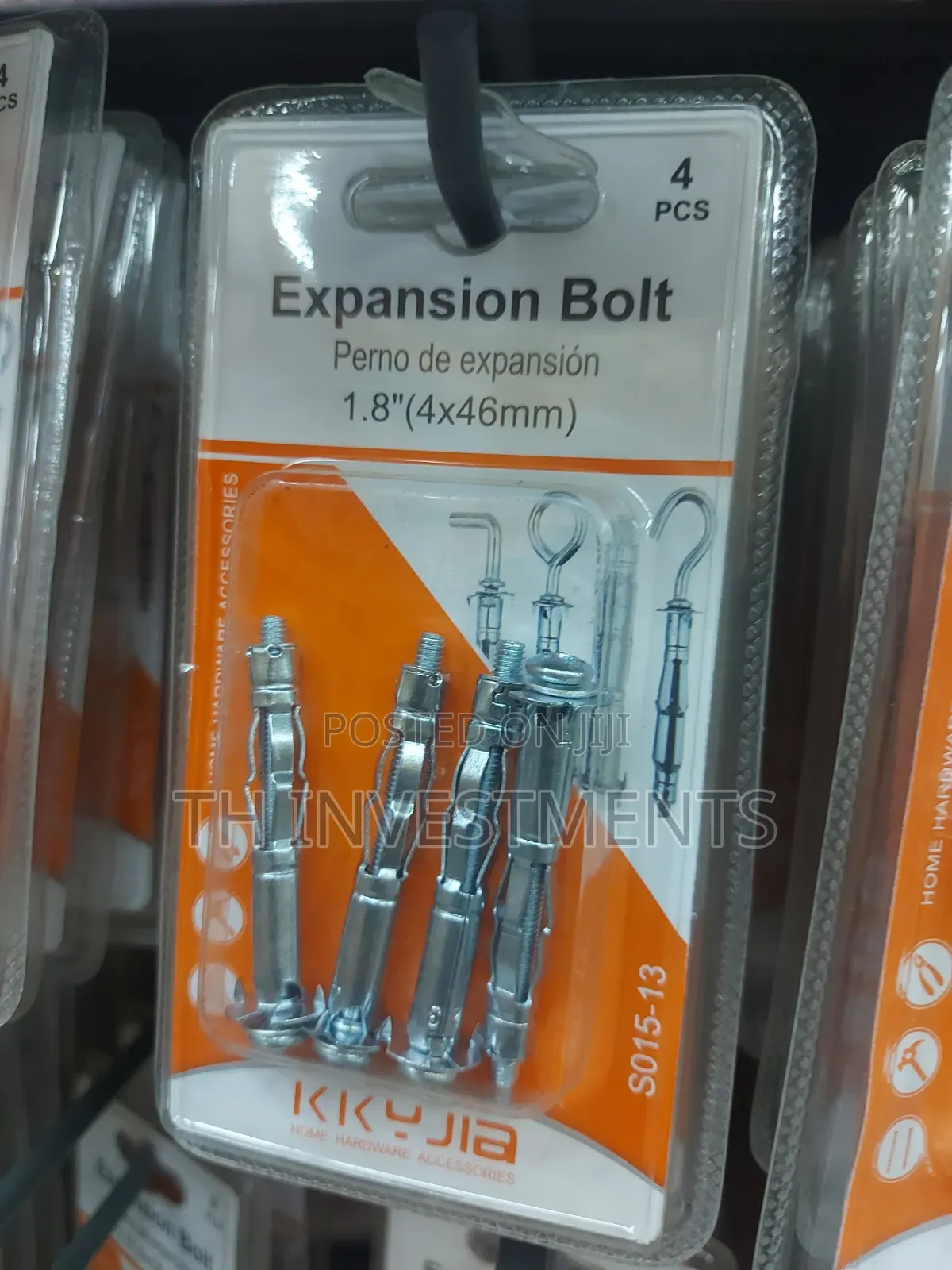 4pcs Expansion Bolts 1.5" (4×38mm)