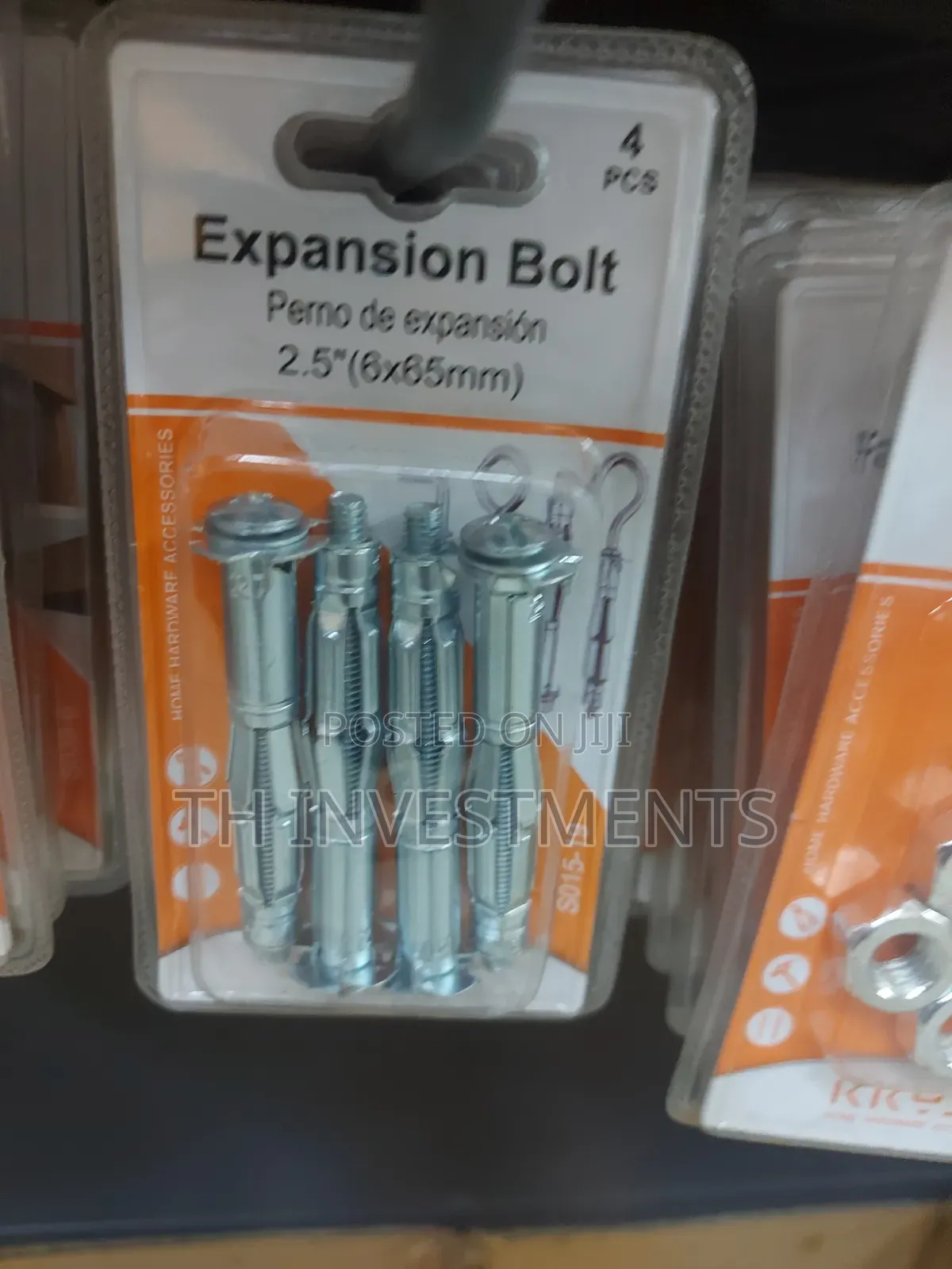 4pcs Expansion Bolts 1.5" (4×38mm)