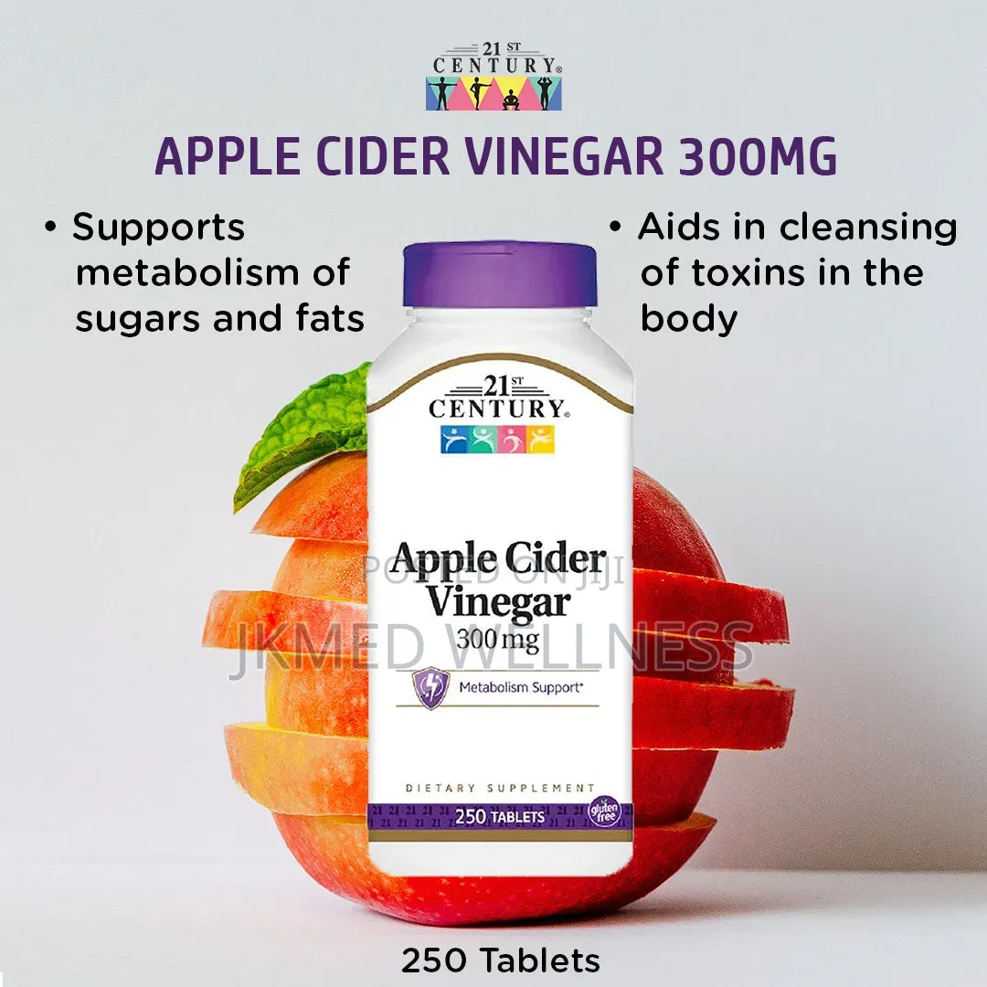 21st Century Apple Cider Vinegar 300mg 250 Tablets