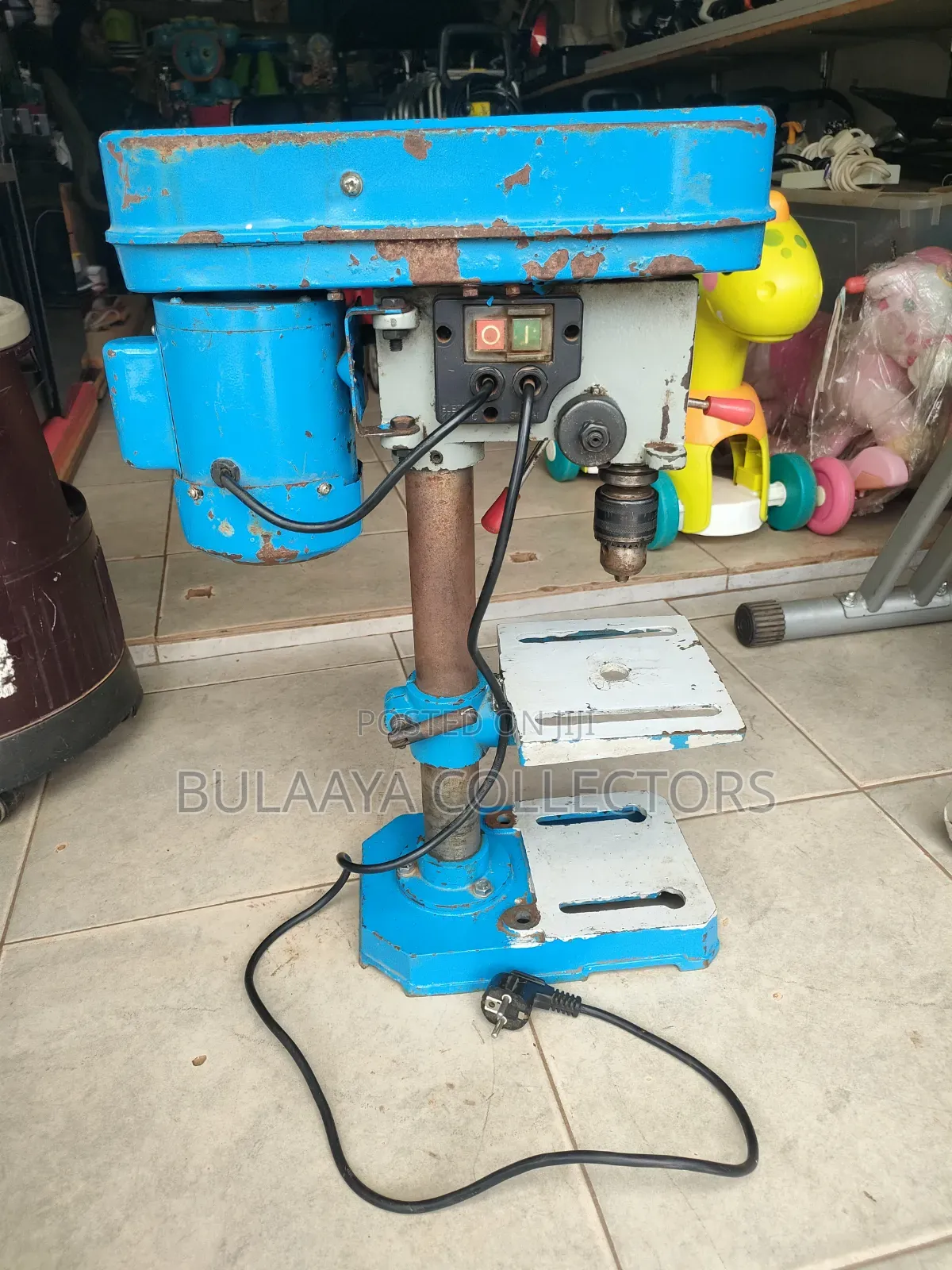 UK Used 13mm (1/2-Inch) 350W Bench Drill Press.