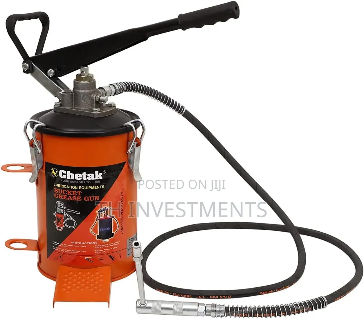 Chetak Grease Bucket With 35L Bucket Capacity