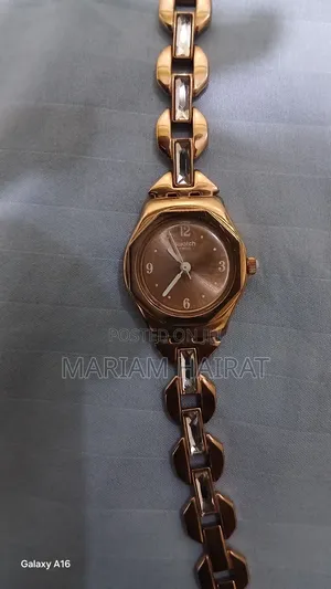 Original Swiss Swatch Irony Rose Gold -Crystal Ladies Watch