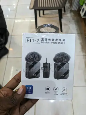 F11-2 3-in-1 Dual Wireless Lavalier Microphone