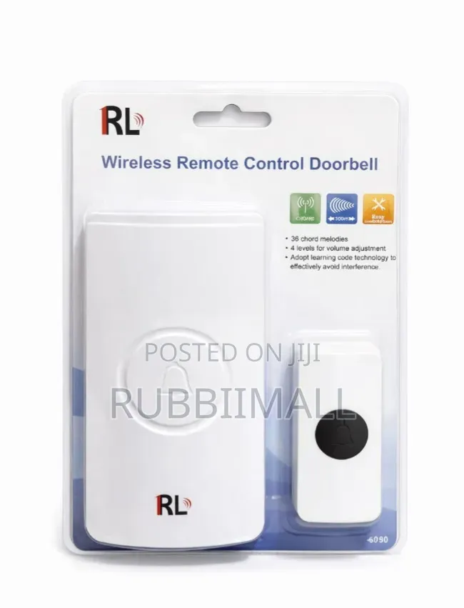 RL Wireless Remote Control Doorbell Kit (Such as Model RL-3990)