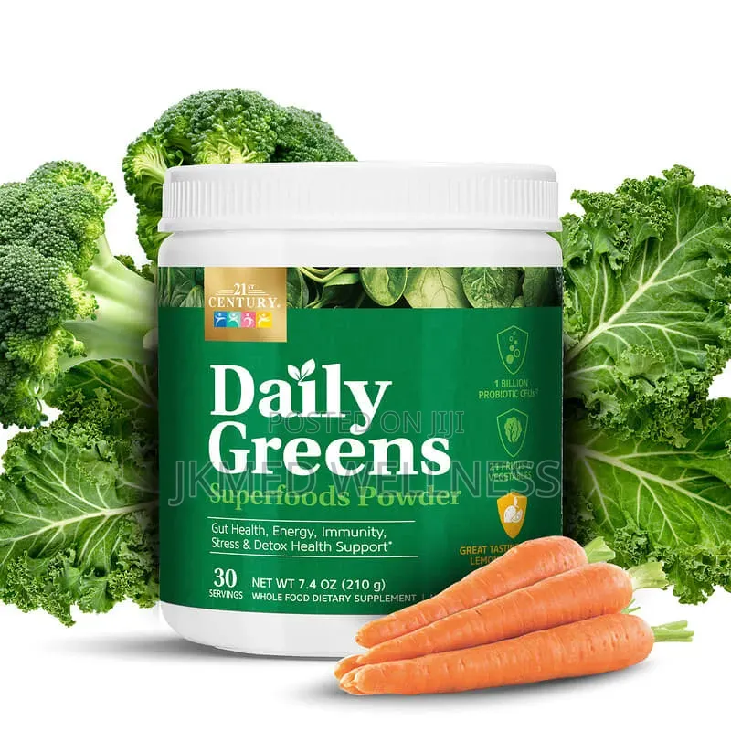 21st Century Daily Greens Superfoods Powder 4 Oz