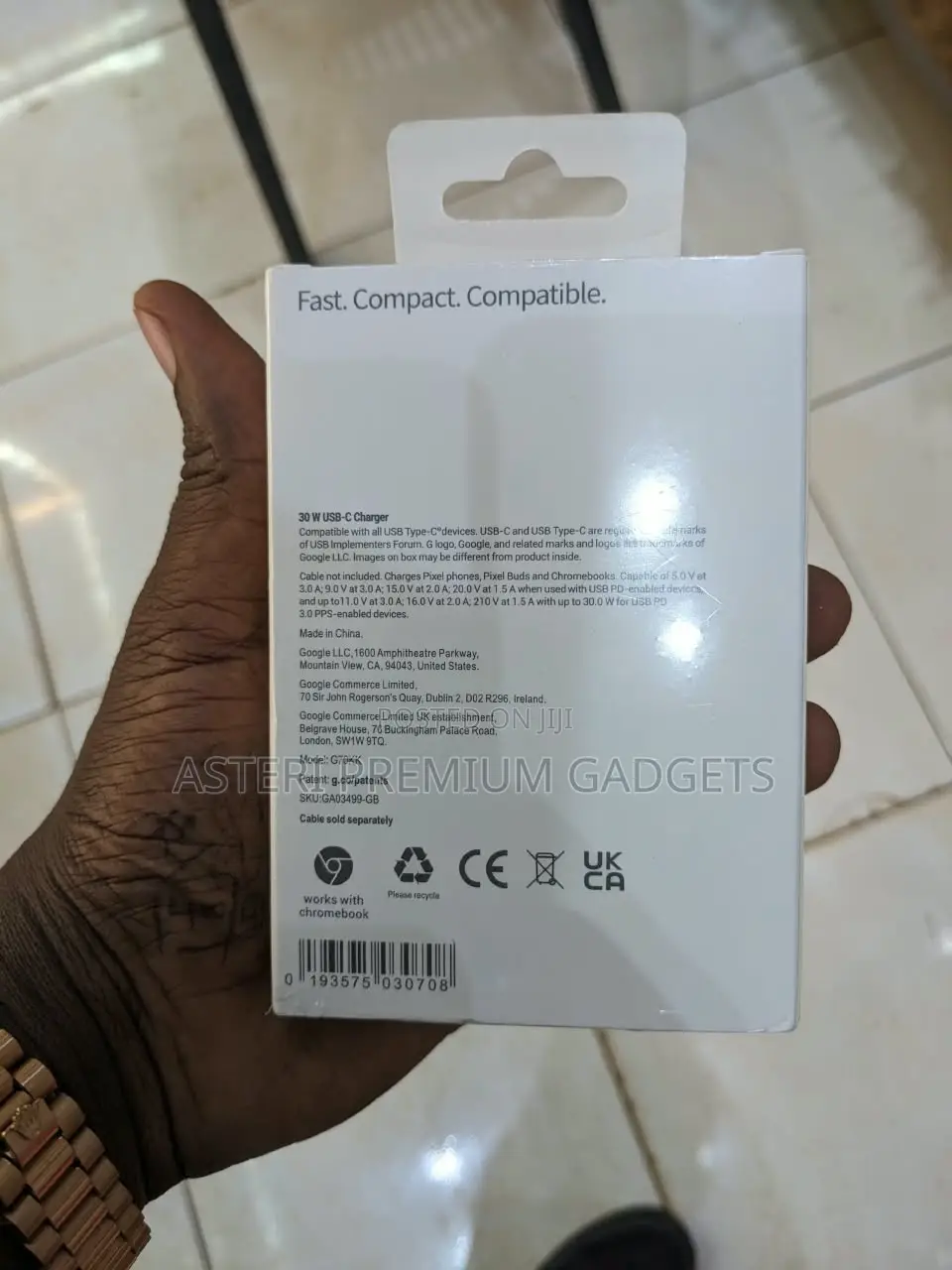 Google 30W USB-C Power Adapter