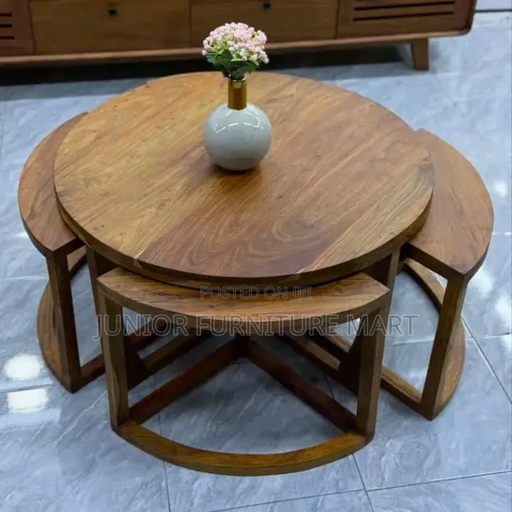 Round Hardwood Table