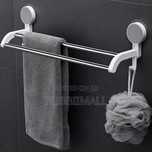 Traceless Double Towel Rack