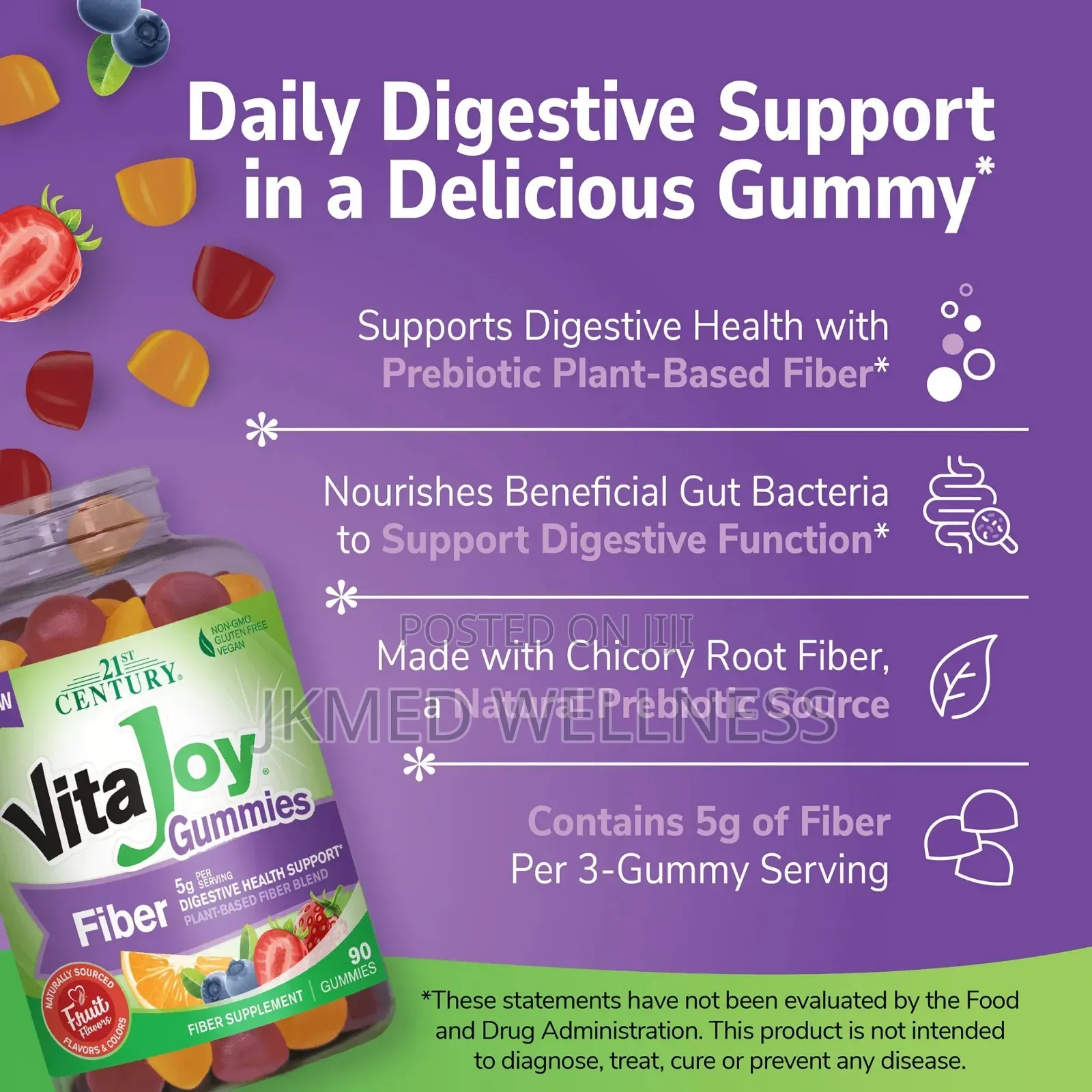 21st Century VitaJoy Fiber 5 G Gummies