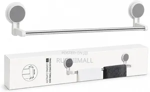 Self-Adhesive Single Rod Towel Holder Bar