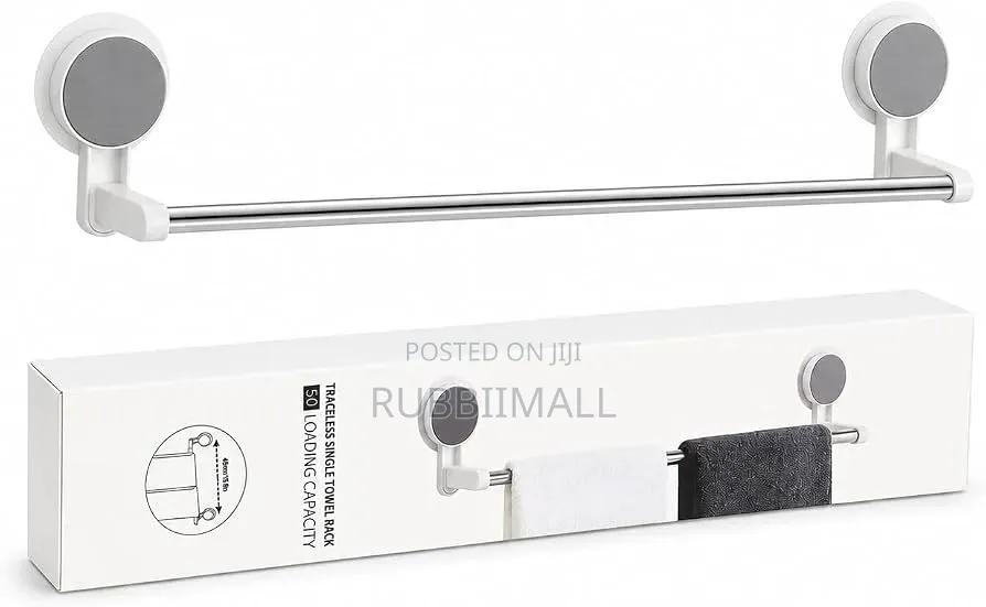 Self-Adhesive Single Rod Towel Holder Bar