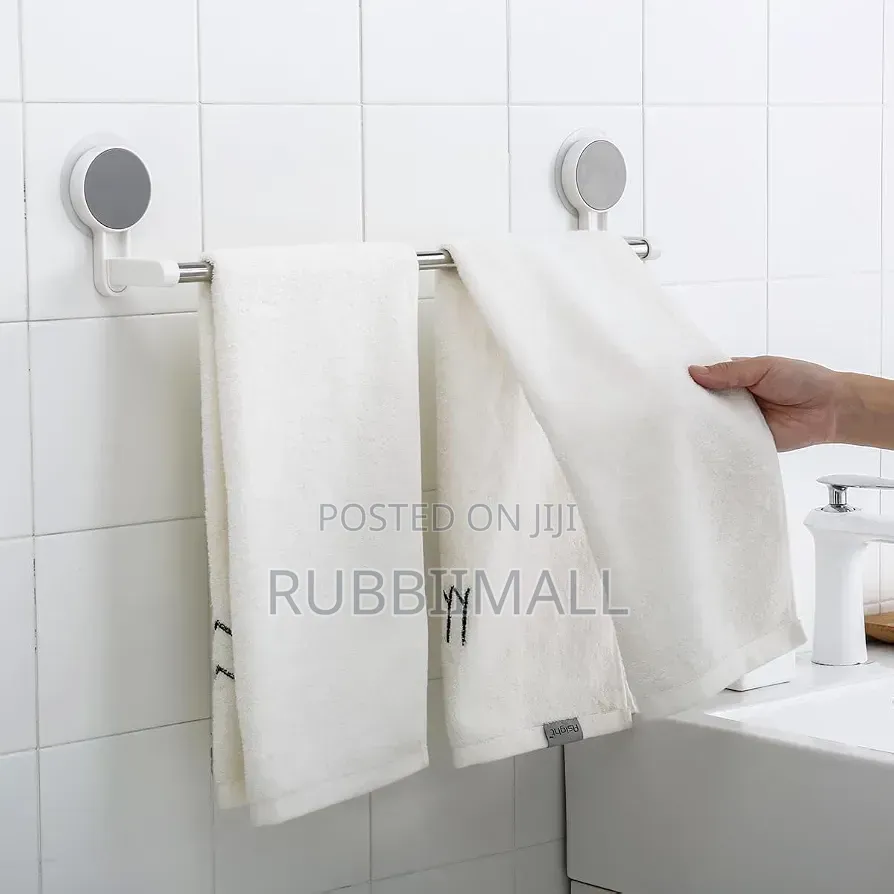 Self-Adhesive Single Rod Towel Holder Bar