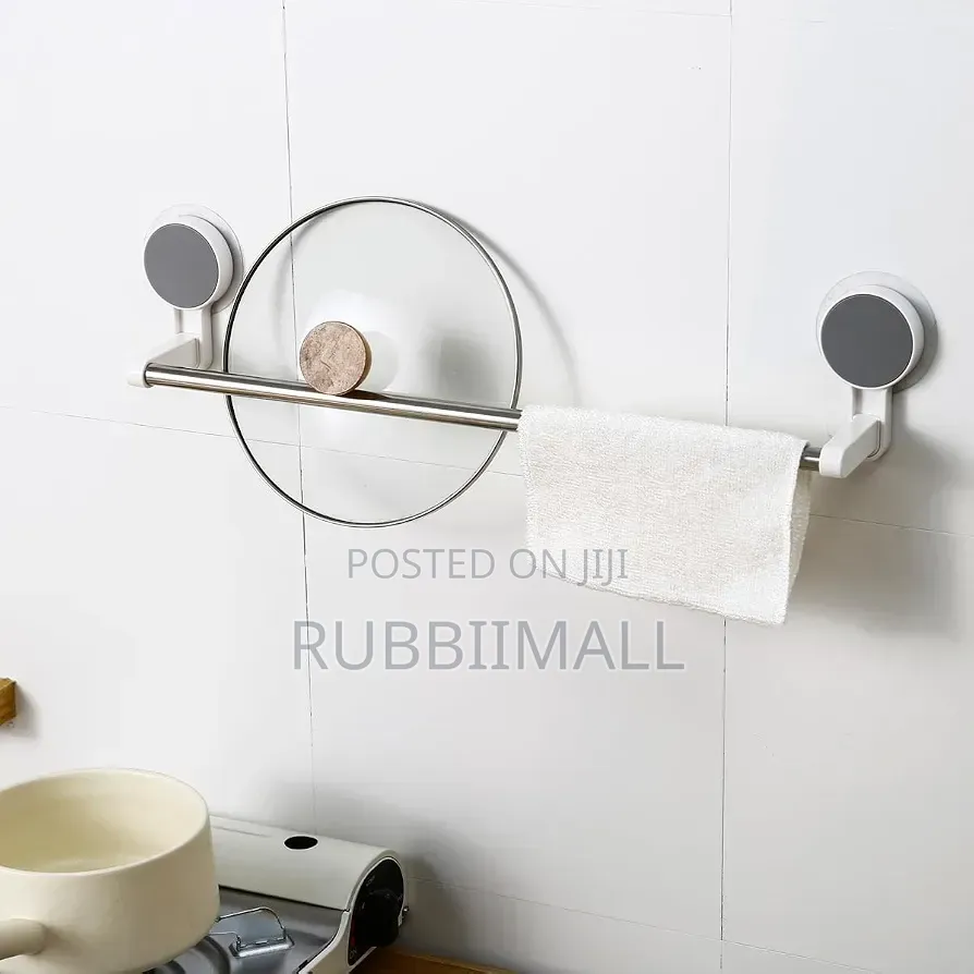 Self-Adhesive Single Rod Towel Holder Bar