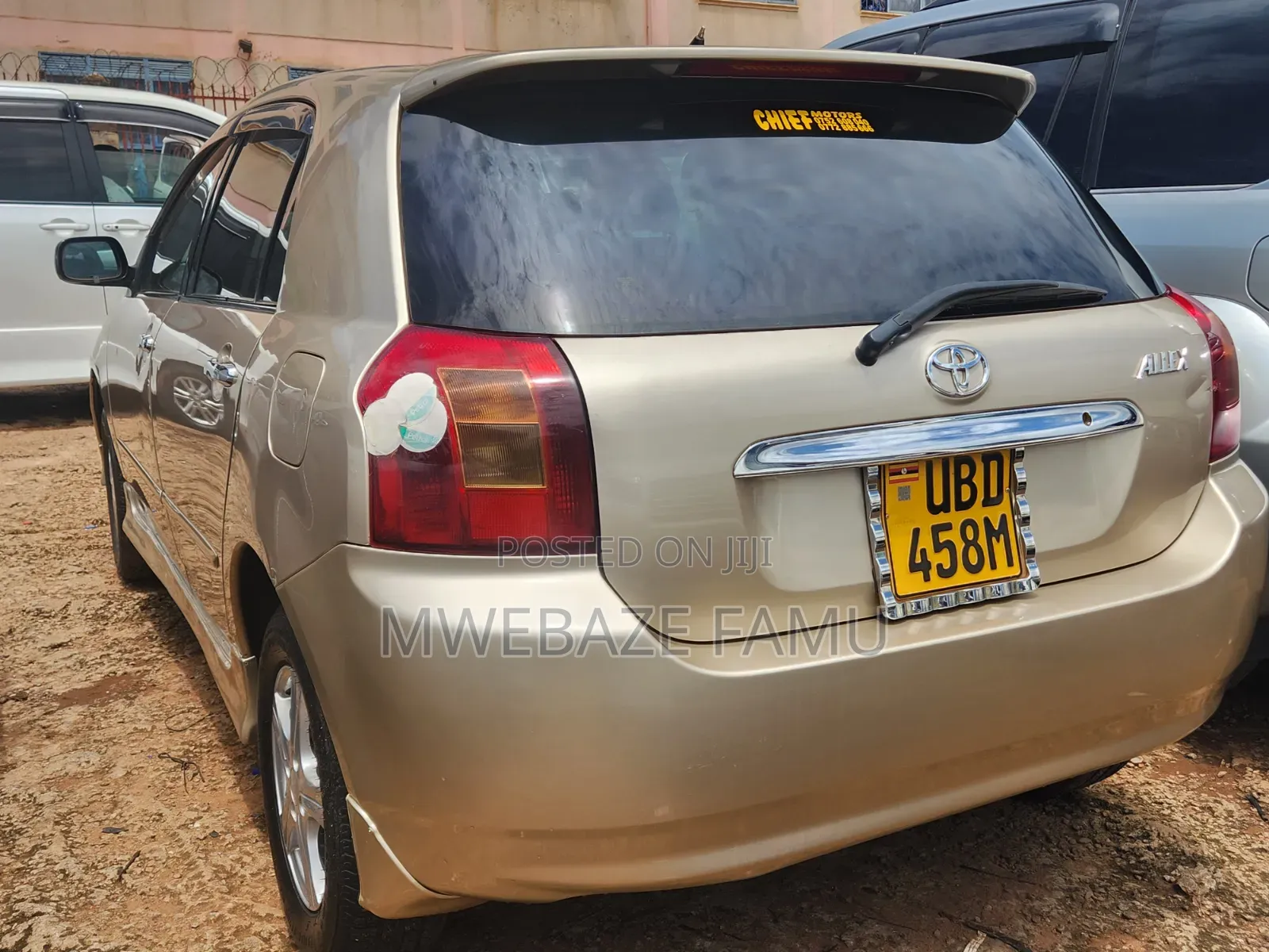 Toyota Allex 2006 Gold