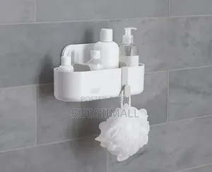 Traceless Shelf Wall-Mounted Bathroom Organizer Box