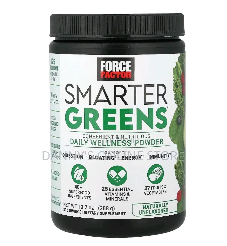 Smarter Greens, Wellness Powder, Natural Flavor, 288g