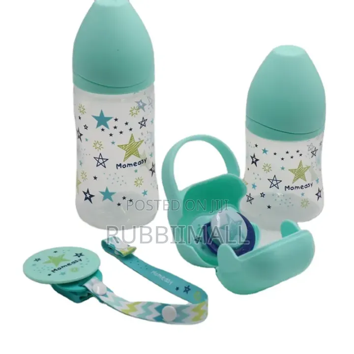 Momeasy Baby Feeding Bottle Newborn Set & Care Gift Set ~ 5pcs