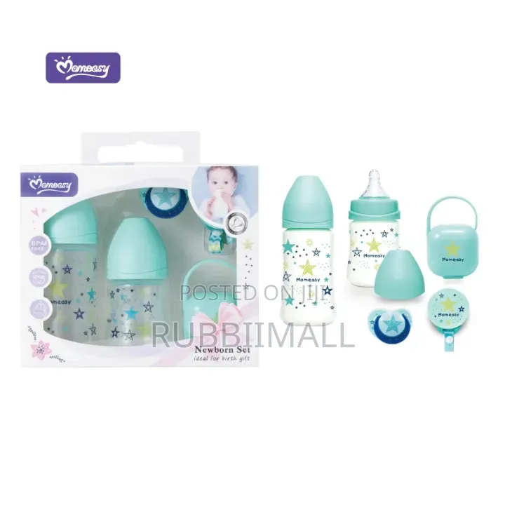Momeasy Baby Feeding Bottle Newborn Set & Care Gift Set ~ 5pcs