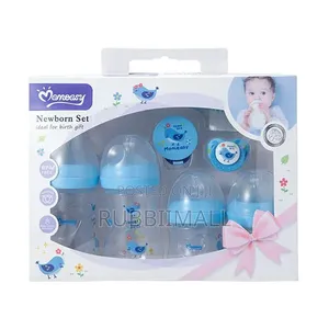 Momeasy Baby Feeding Bottle Newborn Set & Care Gift Set ~ 7 Pieces