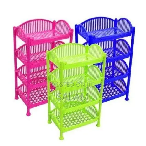 Kenpoly Ezee Trolley 4 Stack for Kitchen-Color May Vary