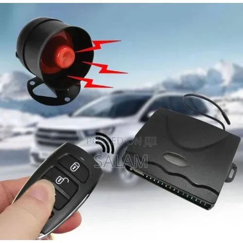 Car Alarm System Anti-Theft Secure Portable-Black