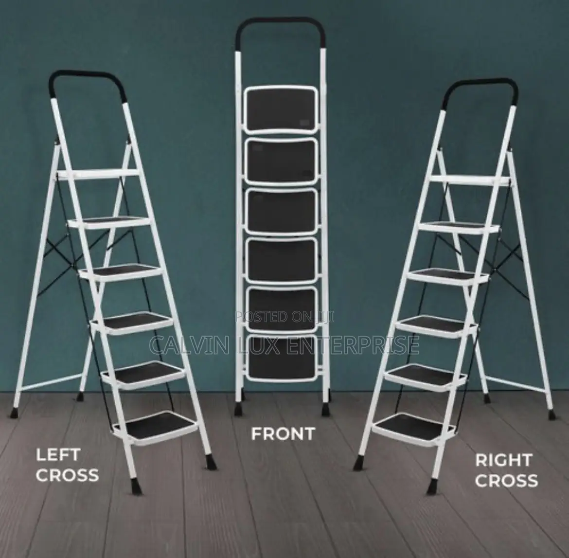 Foldable Aluminum Ladder 6 Steps