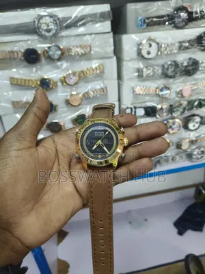 Naviforce Brown Leather Strap
