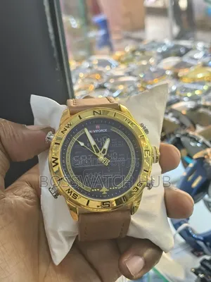 Naviforce Brown Leather Strap