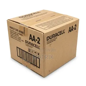 AA Duracell Alkaline Batteries Box of 60 Pairs