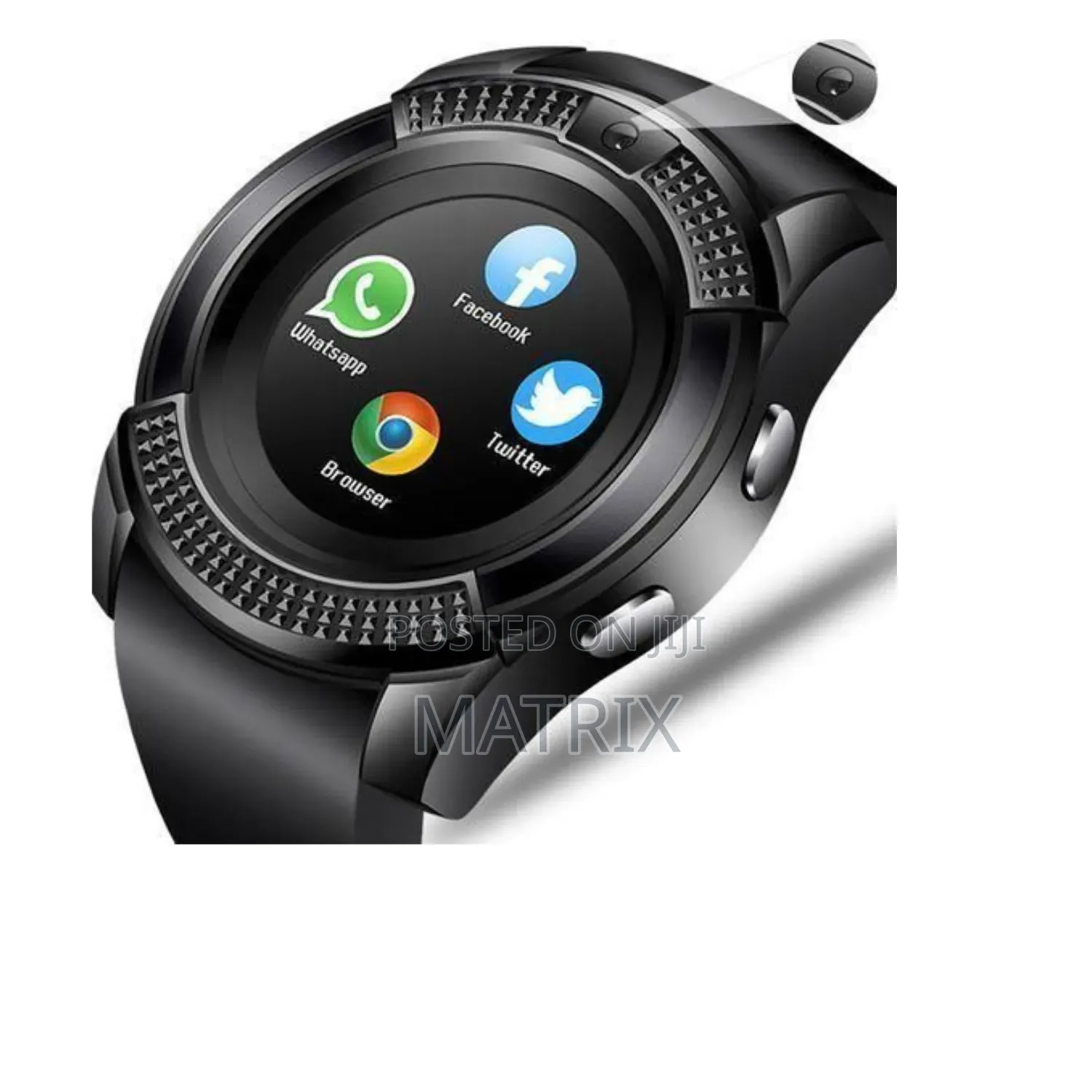 Smartwatch Round Screen IP65 Bluetooth Smart Watch With Sim Toolkit -