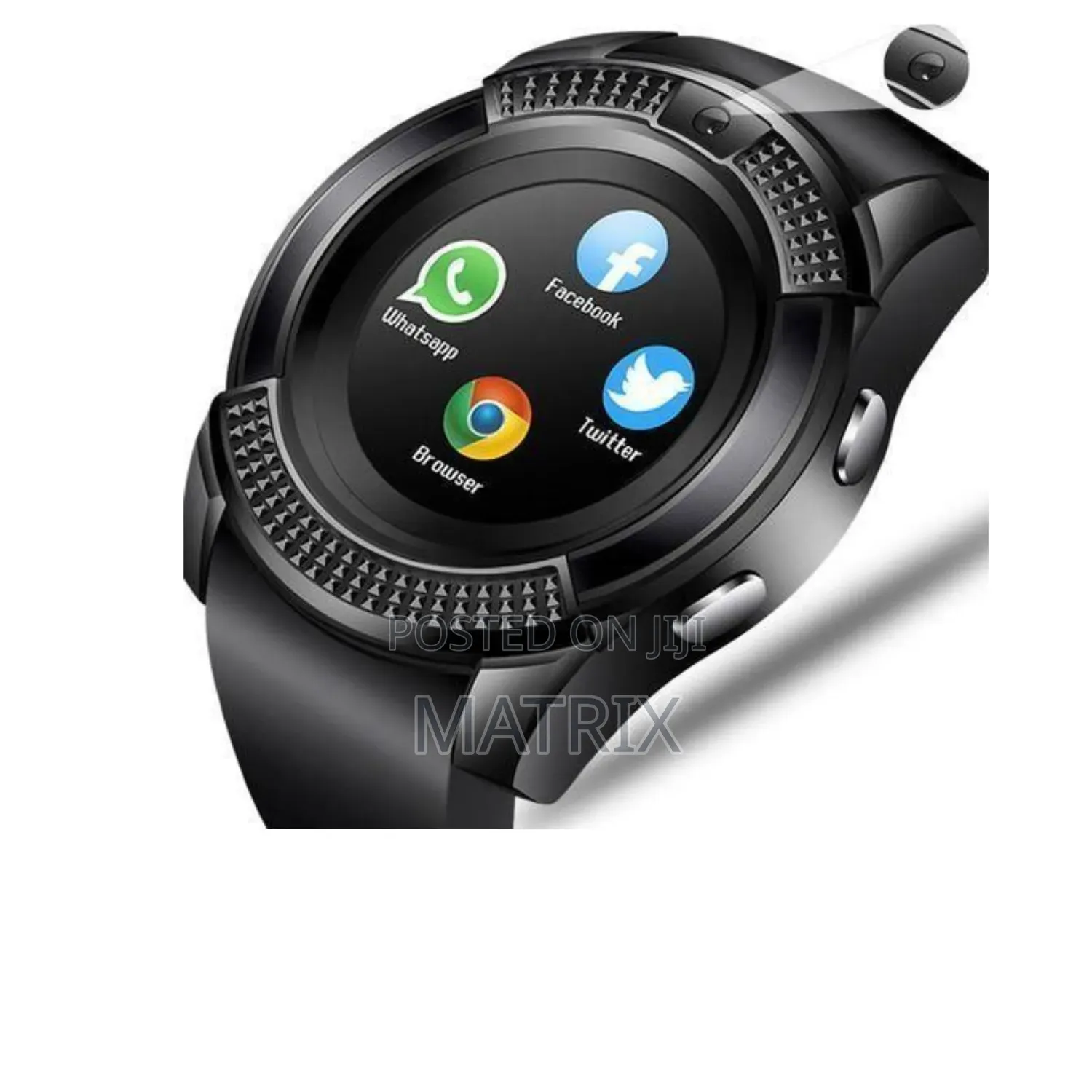 Smartwatch Round Screen IP65 Bluetooth Smart Watch With Sim Toolkit -