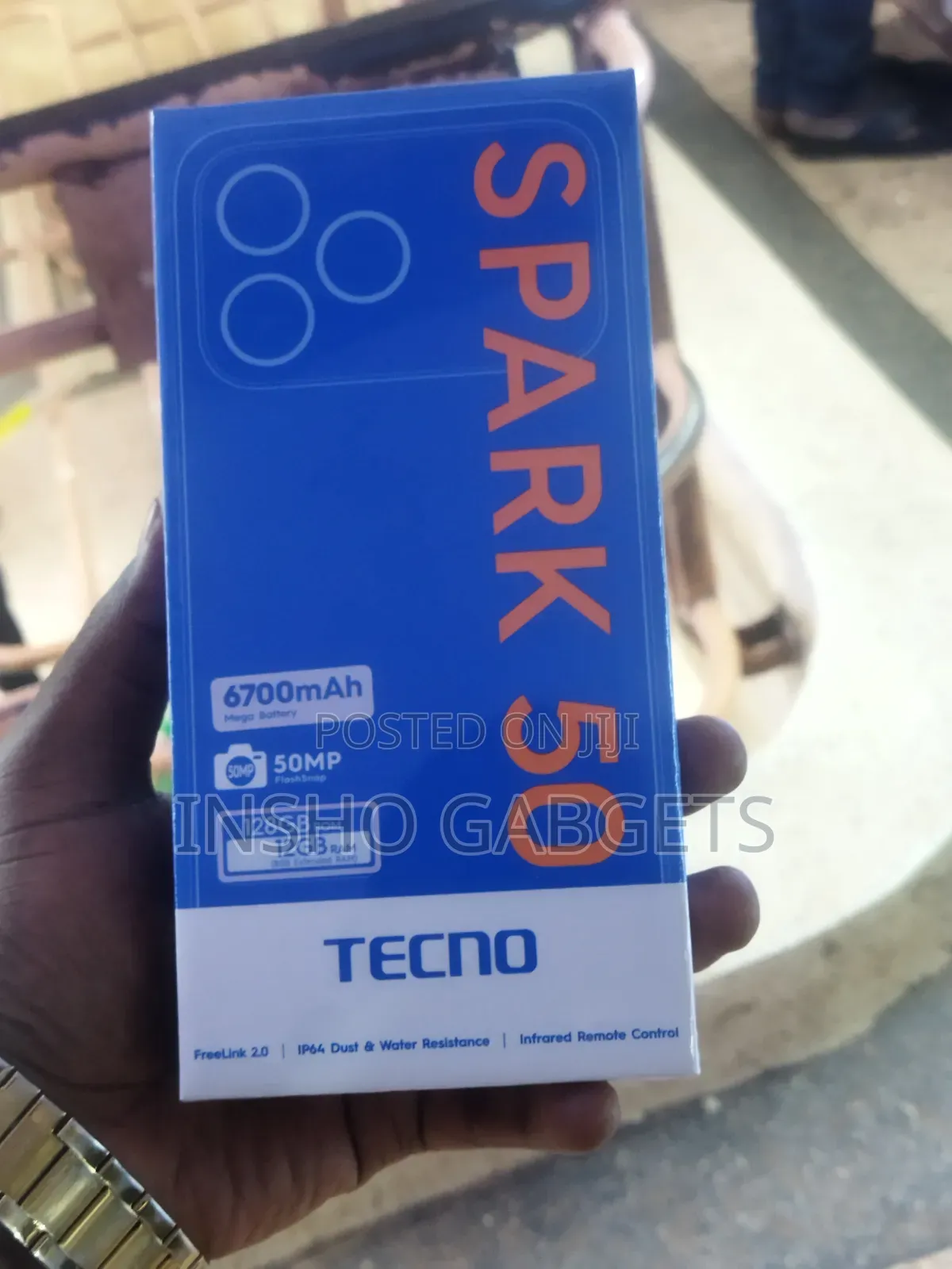 New Tecno Spark 50 128 GB Black