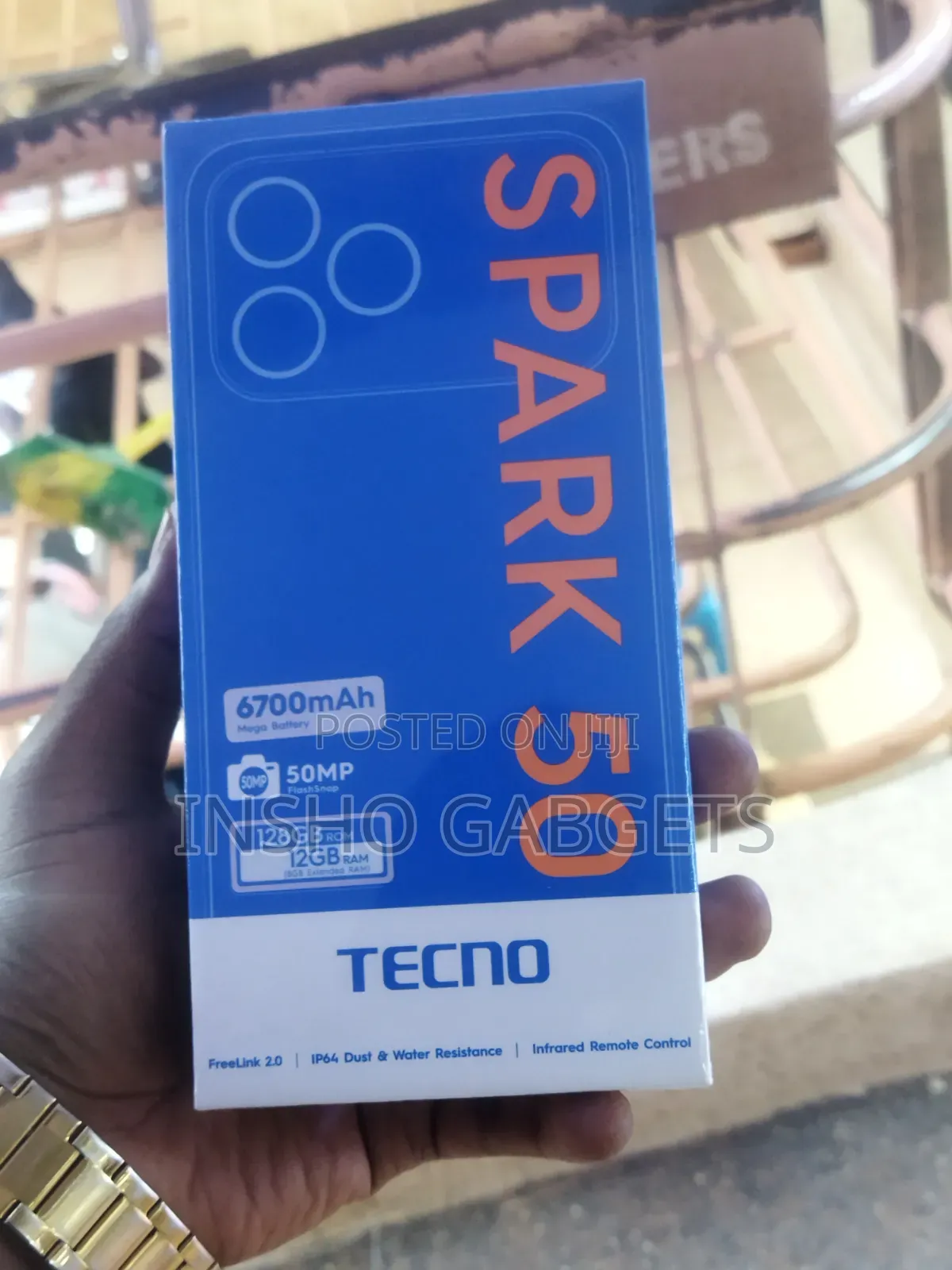 New Tecno Spark 50 128 GB Black