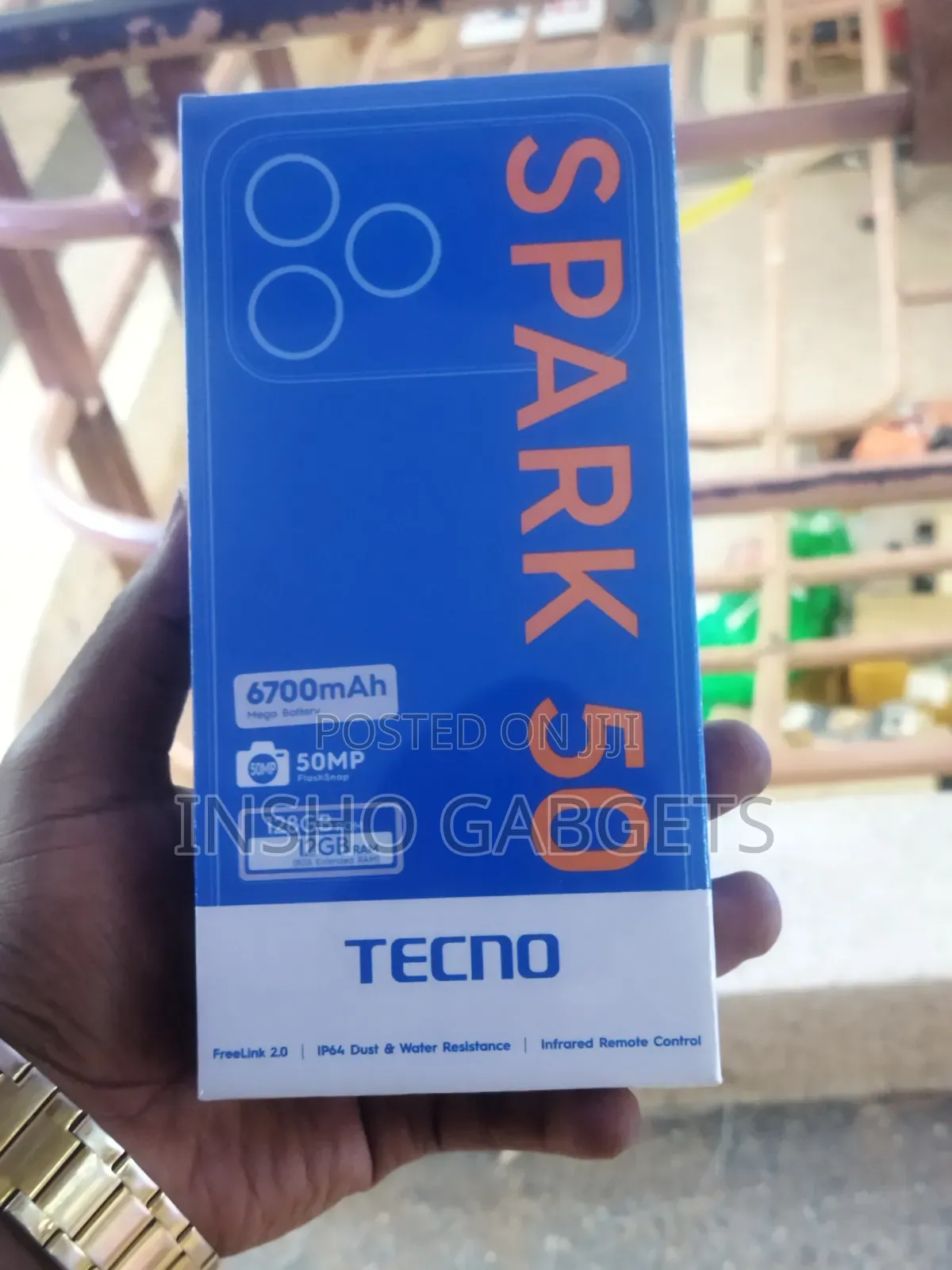New Tecno Spark 50 128 GB Black