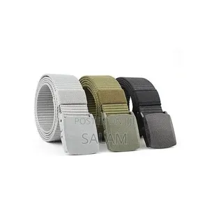 Men's Outdoor Sports Nylon Waistband Canvas Belt-Multicolor