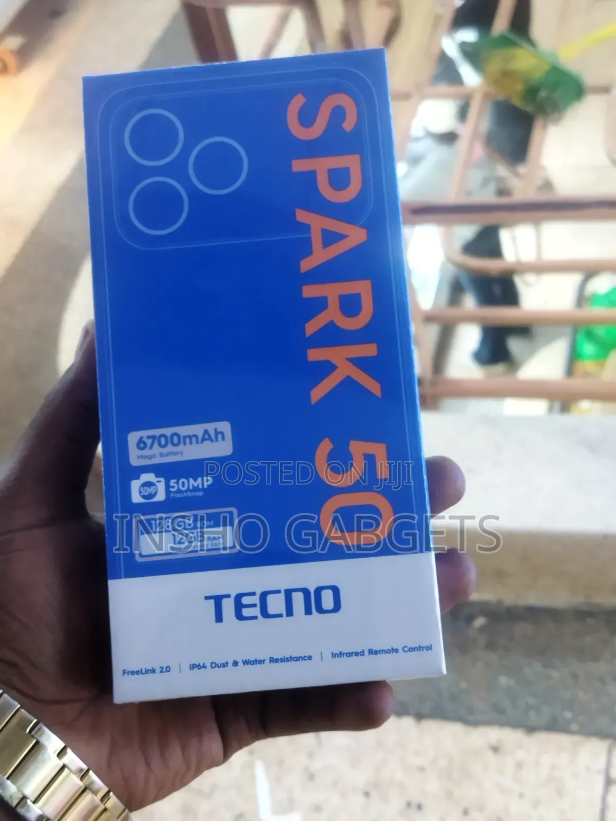 New Tecno Spark 50 128 GB Blue
