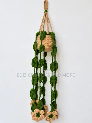 Wall Hanging Crochet Flower