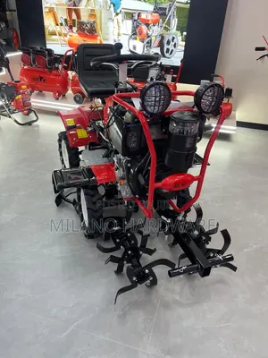 4-Wheel Power Tiller and Cultivator Tractor