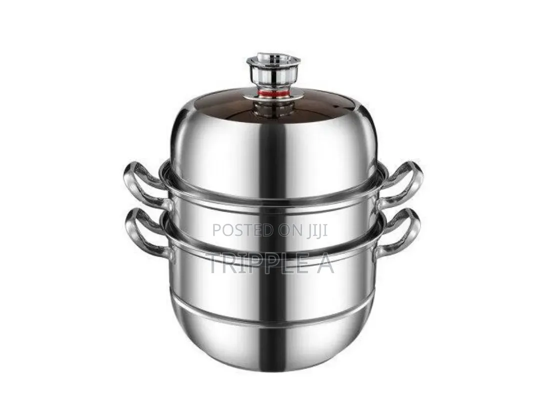 30cm Stainless Steel 3 Tier Food Steamer With Timer