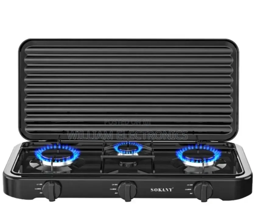 Sokany SK-6003 3-Burner Table Gas Stove
