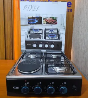 Pixel 3 Gas + 1 Electric Countertop Gas Cooker