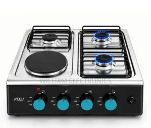 Pixel 3 Gas + 1 Electric Countertop Gas Cooker