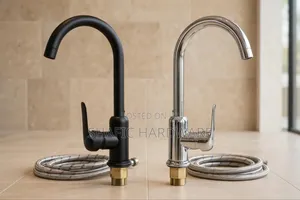 Sink Mixer Taps Black or Silver Heavy Duty Good Quality/ All Types