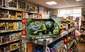 Dinosaur Cement Mixer Truck Toy