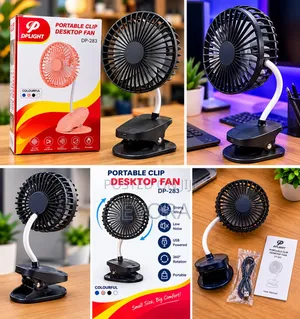 DPLIGHT Portable Desktop Fan
