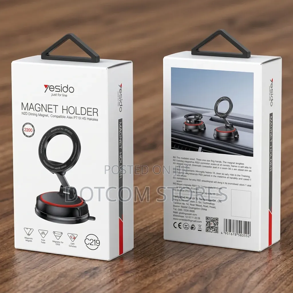 Yesido C219 360 Rotation and Folding Zinc Alloy Magnet Holder