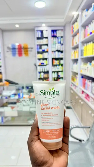Simple Glow Facial Wash Antioxidant Vitamin C Glowing Face Wash 150mls
