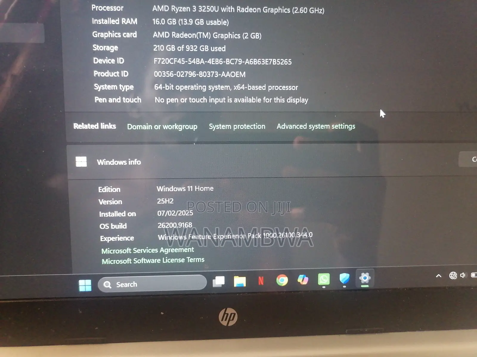 Laptop HP 14-ep0063 16GB AMD Ryzen 3 SSD 1T